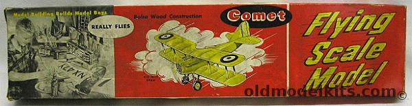 Comet Spad - 'Coke Bottle Box' 16 inch Wingspan Balsa Airplane, N17-29 plastic model kit